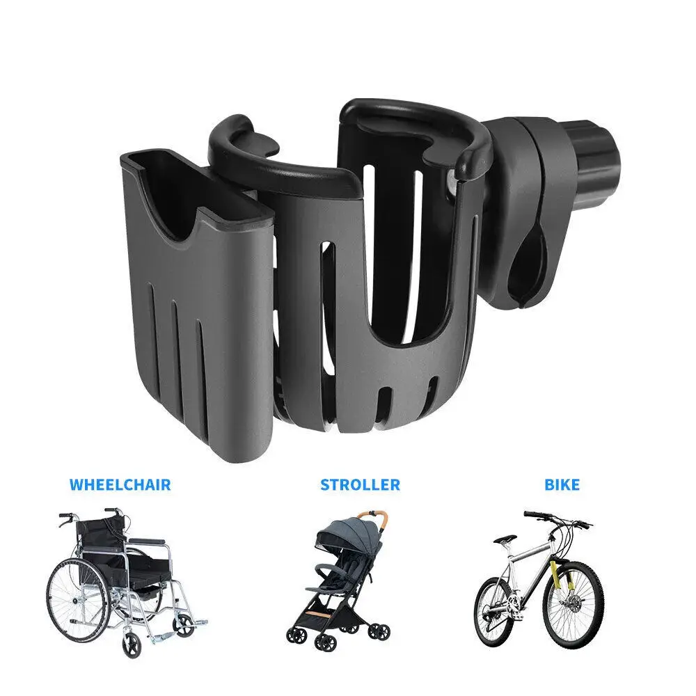 Baby Stroller Cup Phone Holder Pram Bottle Drink Water Coffee Universal