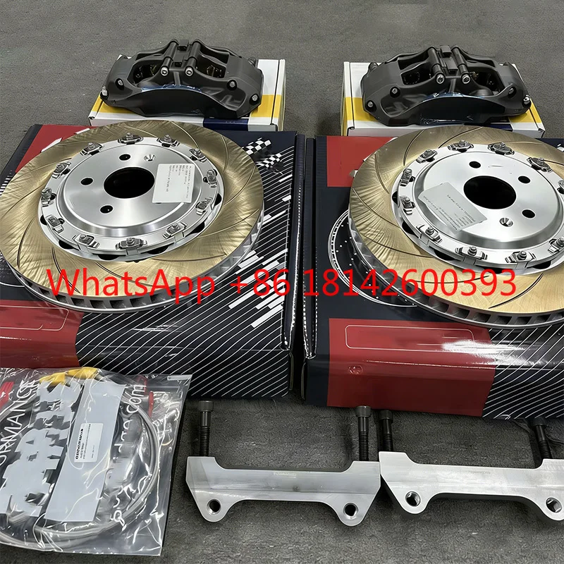 6 Pot Big Brake Caliper Kit 355mm 378mm Racing Brake Disc Performance Upgrade