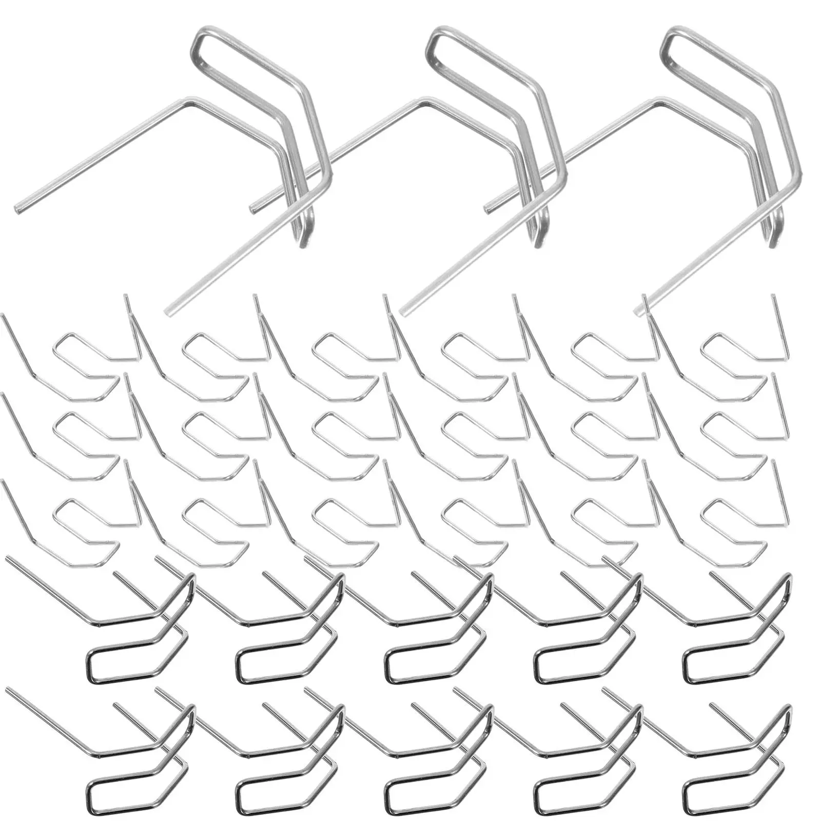 100Pcs 0.8mm Metal Wave Staple Hot Staple for Automobile Bumper Repair Welding Rods Plastic Weld Kit Car Exterior Defect