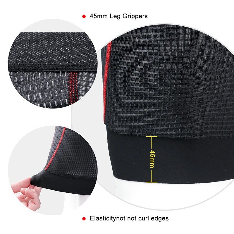 X-TIGER Herren-Radunterwäsche-Shorts, 5D-gepolstert, für Sport, Reiten, Fahrrad, Fahrrad, MTB, Liner-Shorts mit rutschfesten Beingriffen – Detail 10