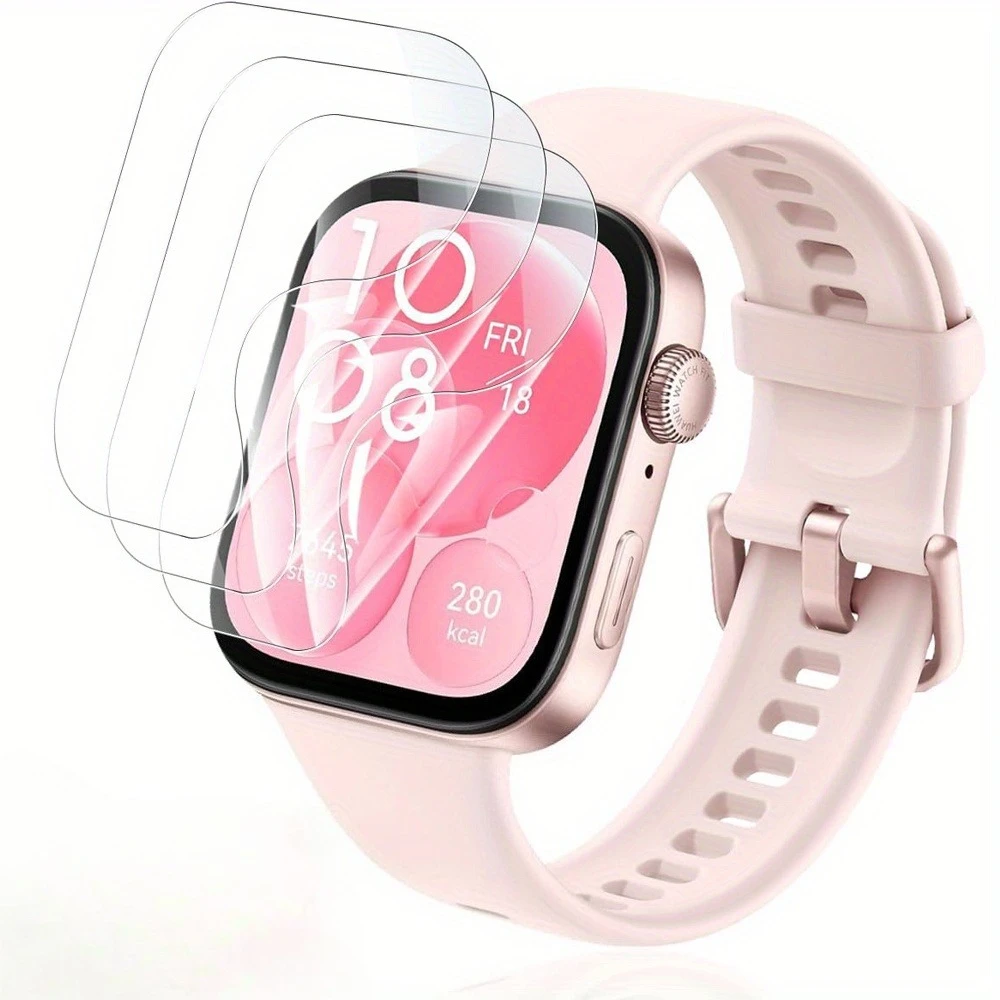 3/5 Stück Displayschutzfolie für Huawei Watch Fit 4Pro/4/3 Ultradünne HD klare Hydrogelfolie für Huawei Watch Fit 3 4 Zubehör