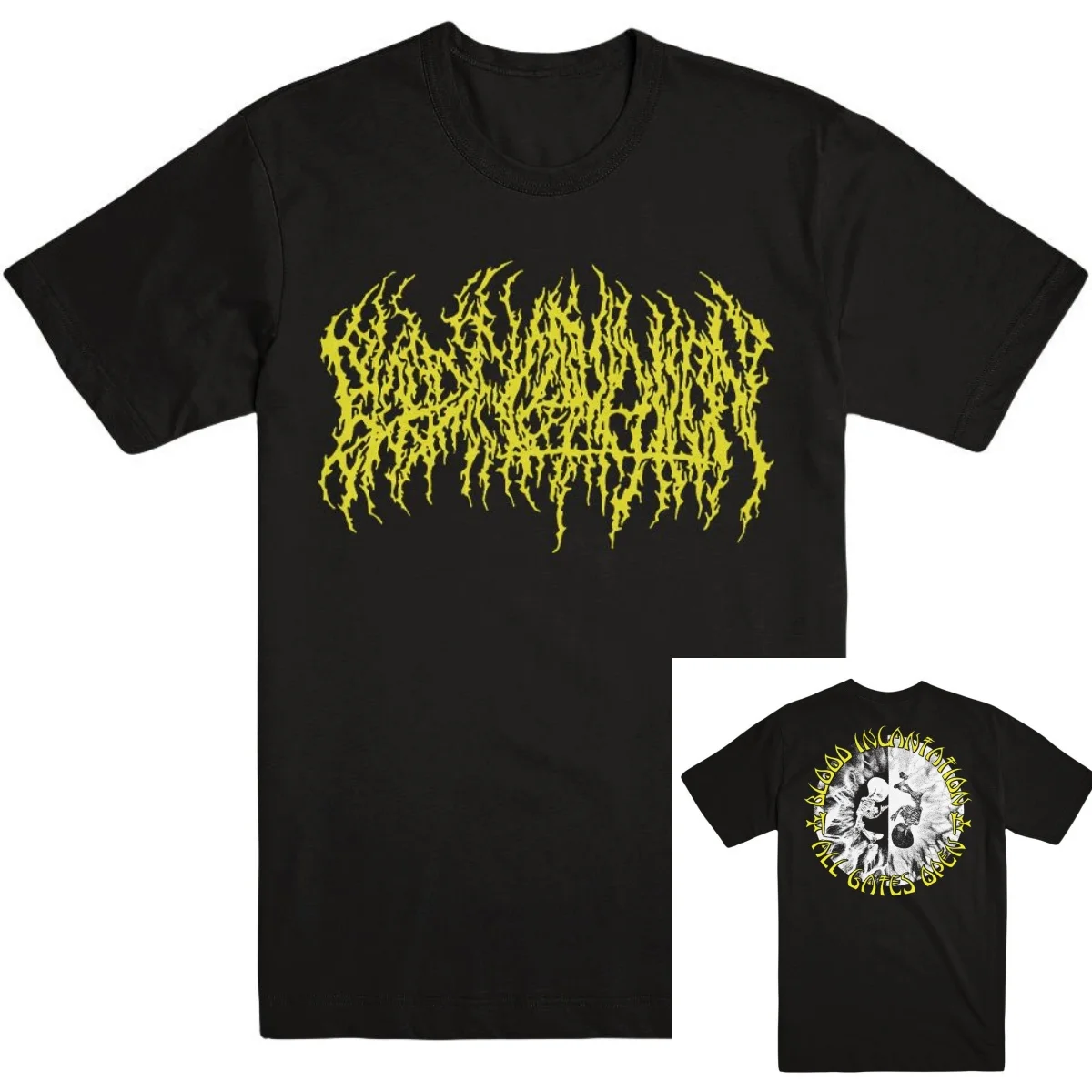 BLOOD INCANTATION Portal Band T-Shirt Baumwolle Grafik-T-Shirt Herren Damen Sommer Streetwear – Detail 7