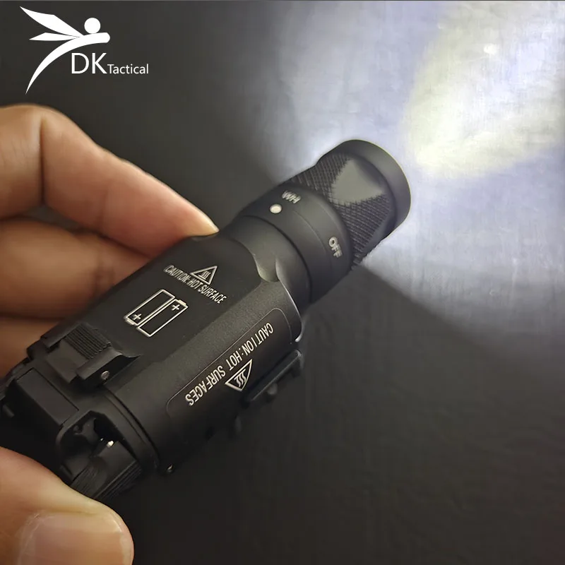 Tactical X300U X300 X300V X400 Flashlight Surefir Pistol Scout Light  20mm Picatinny Rail Outdoor Field Lighting Hunting Weapon