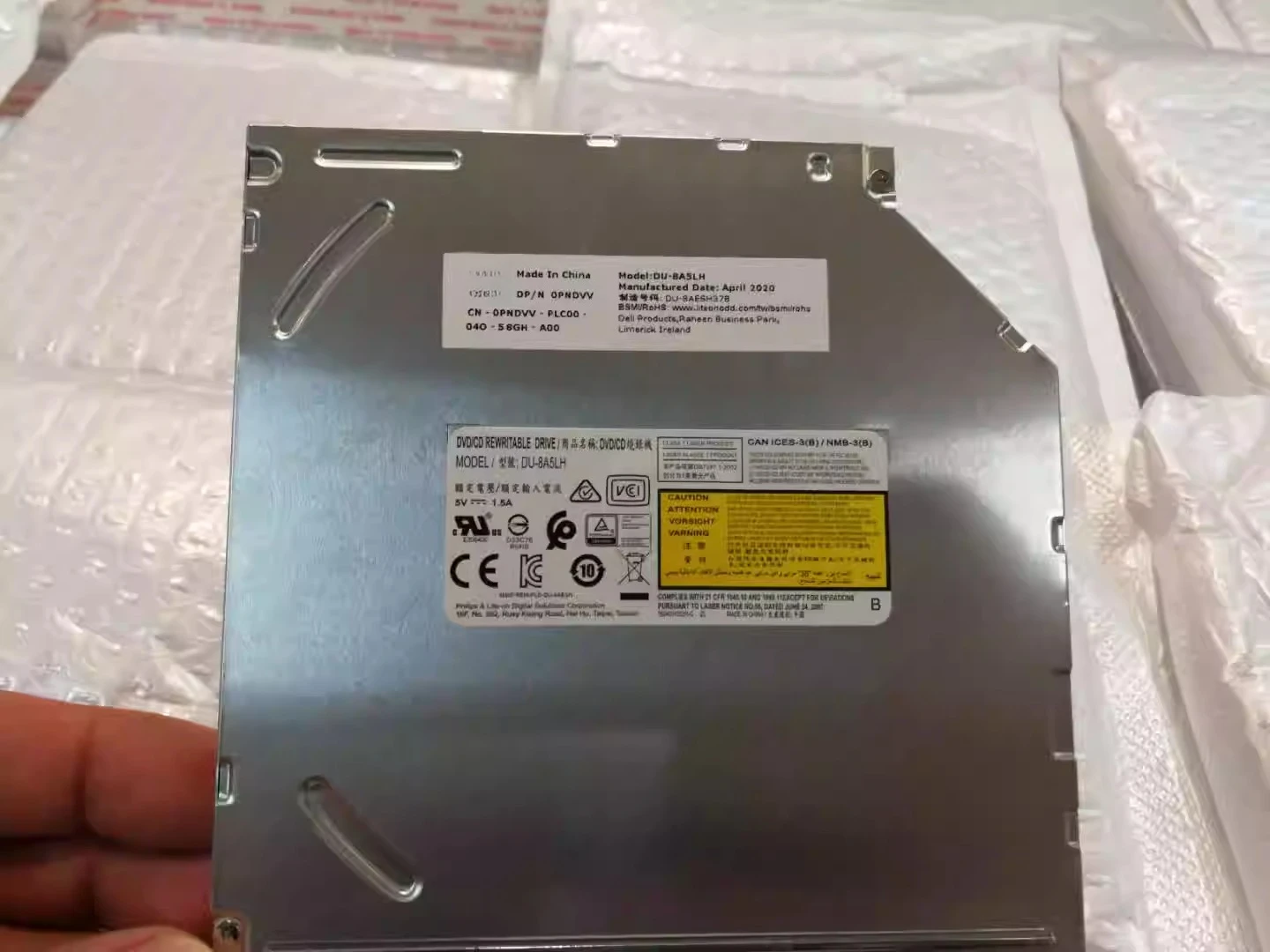 Brand New for Lite-On DU-8A5LH Internal Optical Drive SATA Interface 9.5MM Ultra-Thin DVD Burner Original Genuine