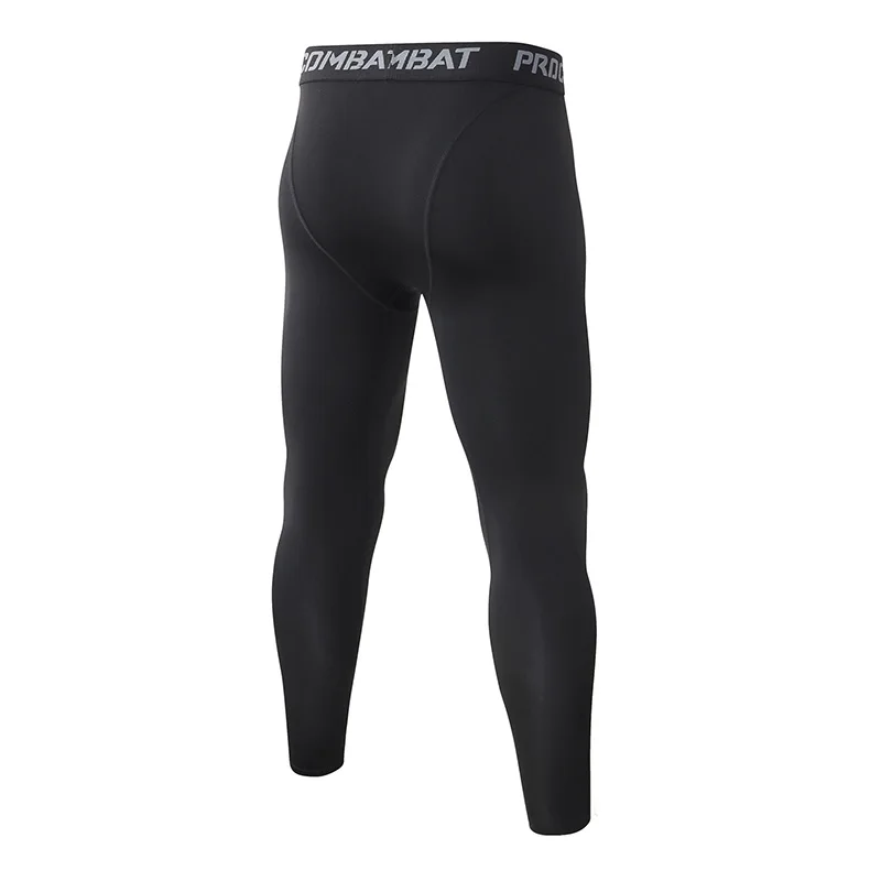 1Pcs Men's Black Long Base Underwear, Sports Pants, Elastic Comfortable Breathable Underwear, Men's Personalized Underwear
