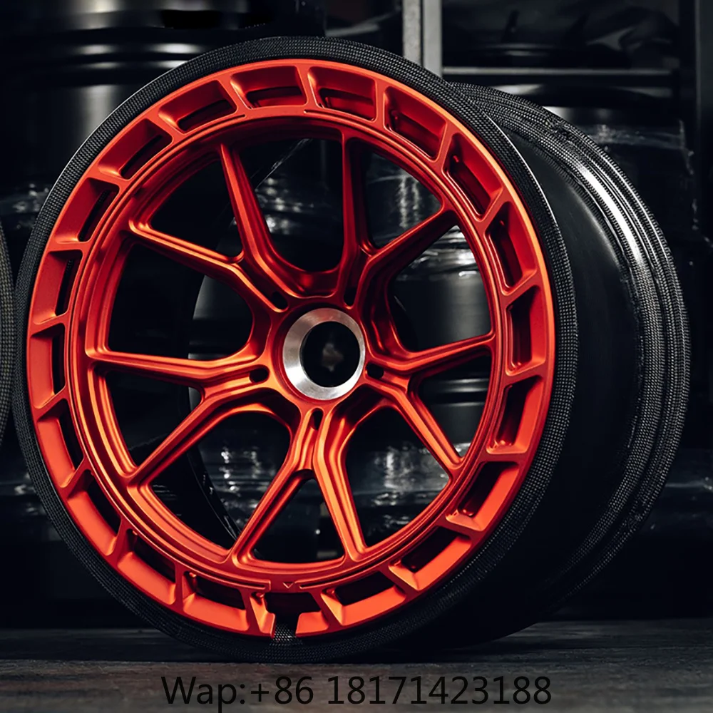 【Hot】Custom Forged RED Aluminum Alloy Wheels 18‑22 Inch for Porsche Cayenne Panamera 911 992 718 All Models