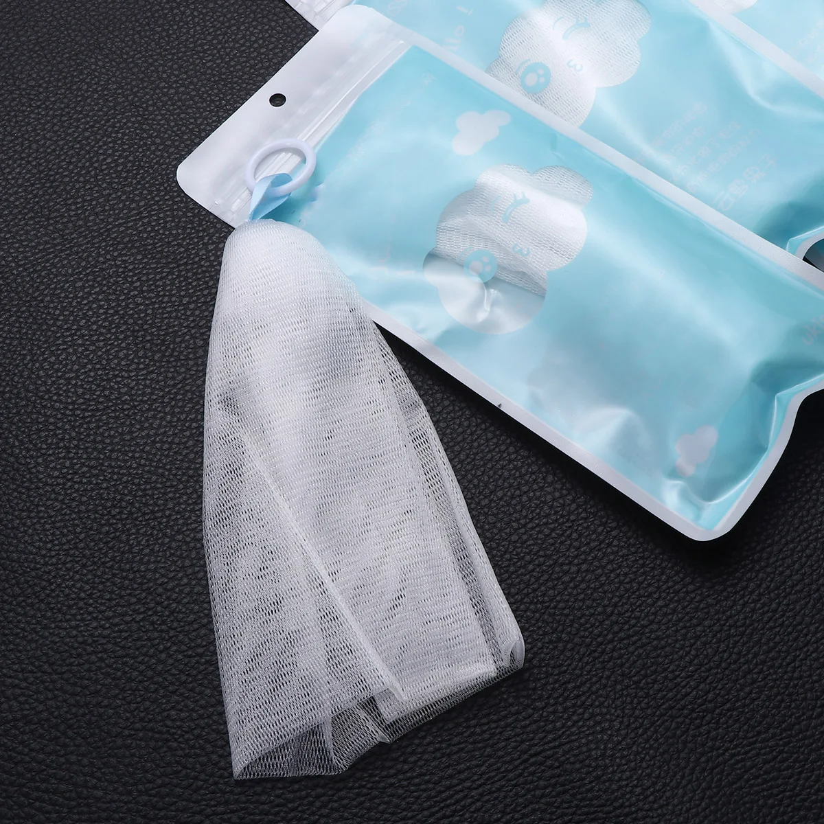 

5Pcs Foaming Net Bubble Maker Facial Cleansing Soap Mesh Hanging Rope Easy Lather Skin Care Tool Effective Sebum Dirt Removal