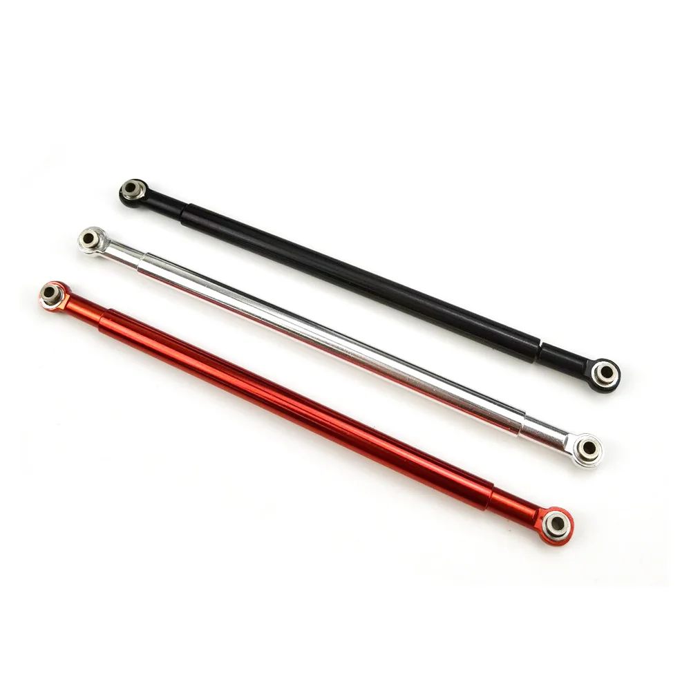 X59A_Metal Steering Pull Rod Servo Link Rod 1/12 RC Car Accessories,Red