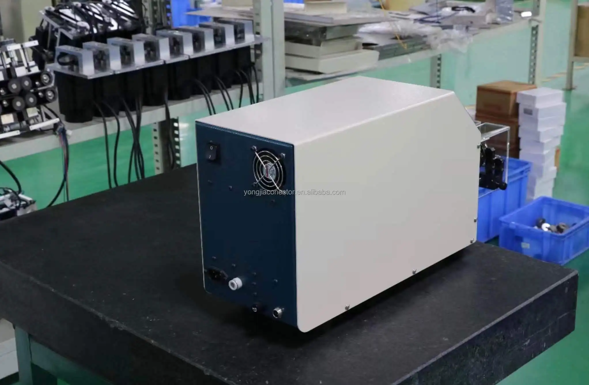 Semi-automatic multi layer electrical coax wire stripper large coaxial cable stripping machine