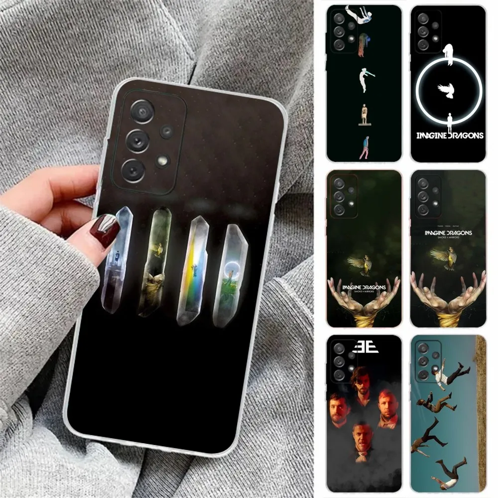 Imagine D-Dragons Band Phone Case For Samsung Galaxy,A31,A33,A52,A13,A02,A53,A50,A73,A72,A40,A20,A23,A54,A14,A34 Back Cover