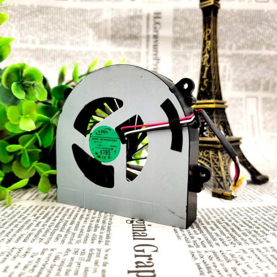 AA + ADDA/Xiexi AB7905HX-DE3 DC5V 0.40A 3-wire, speed measurement, notebook CPU cooling fan wholesale negotiated price