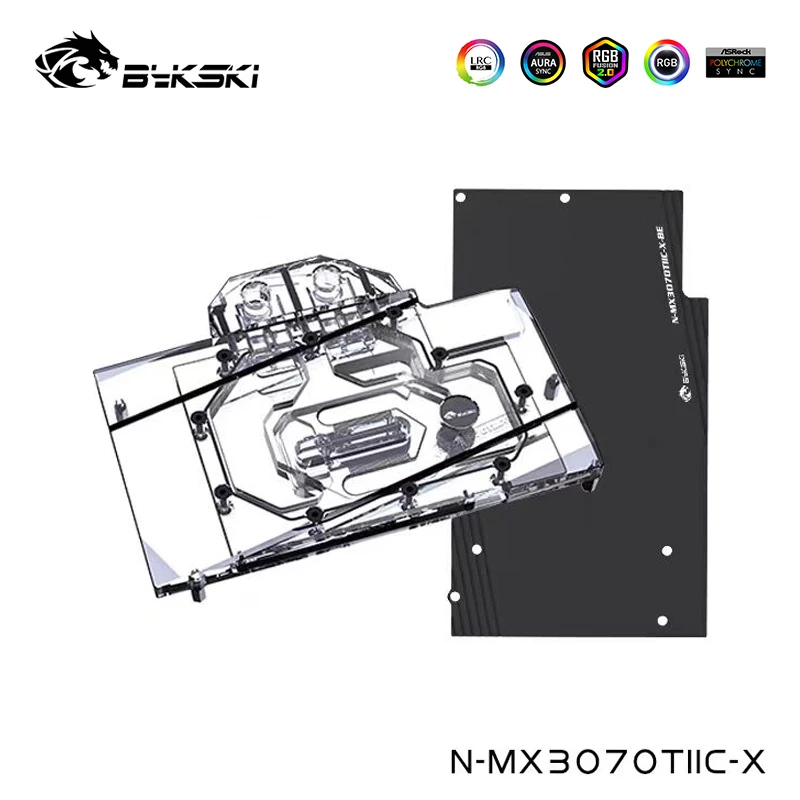 Bykski Water Block Serve For MSI GeForce RTX 3070 Ti iCraft OC 8G Graphics Card Cooling Cooler With Backplate,N-MX3070TIIC-X