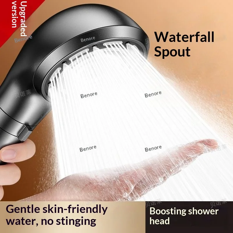 Multi-functional 3 Modes Shower Nozzle Powerful Boost Water Pressure Handheld Shower Head With Bidet Spray For Home Bathroom