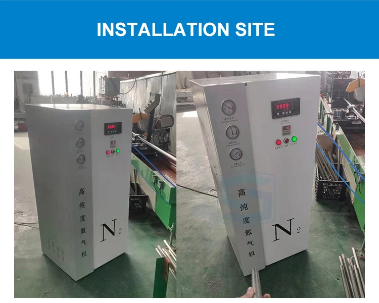 Small N2 Generator Nitrogen N2 Gas Generator PSA 5 Liters/min Nitrogen Machine Provided 220V Automatic 2 Years Nitrogen Purity