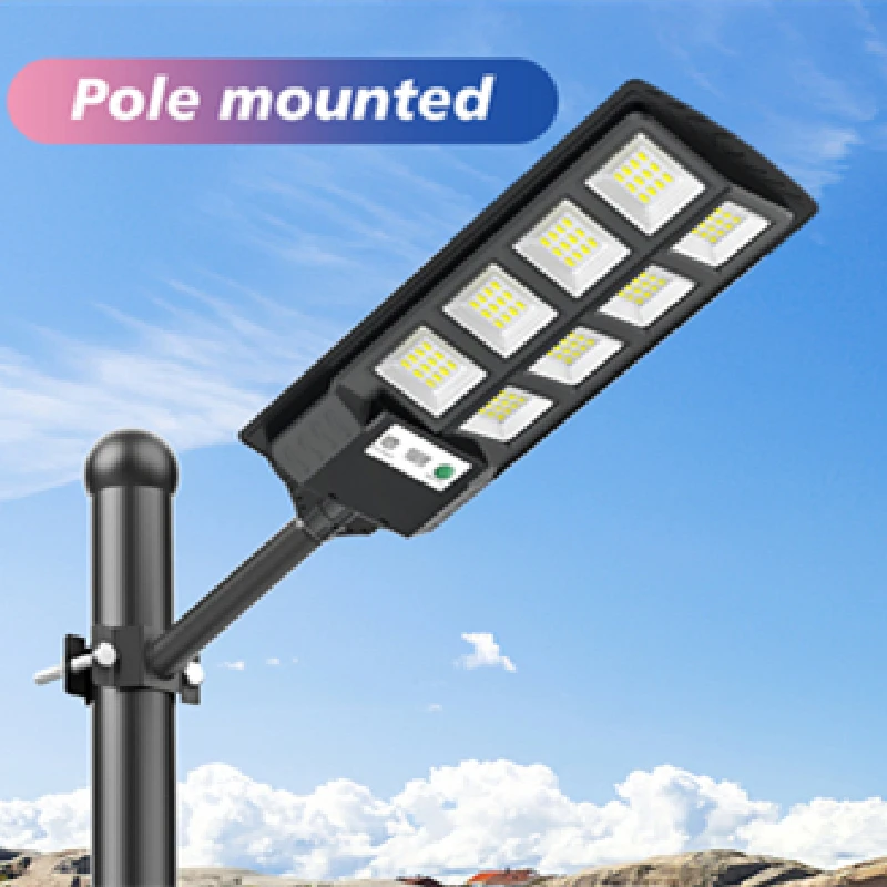 

Solar Lights Outdoor 6000K Waterproof IP66 LED Solar Street Lamp with Motion Sensor and Remote Control Dusk to Dawn For Garden