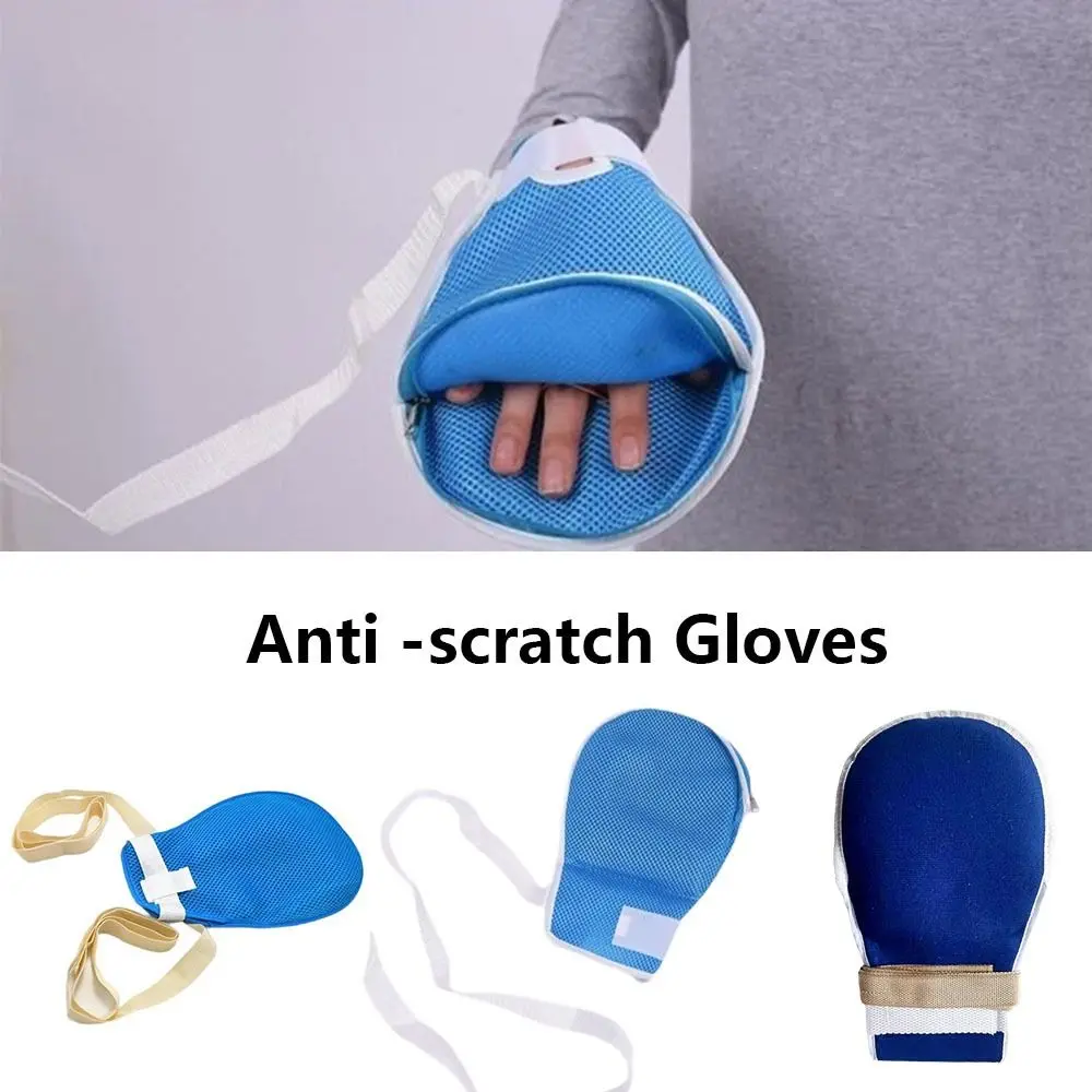Breathable Anti Pull Tube Restraint Gloves Zipper Detachable Hand Infection Protectors Wrist Strap Anti Scratch