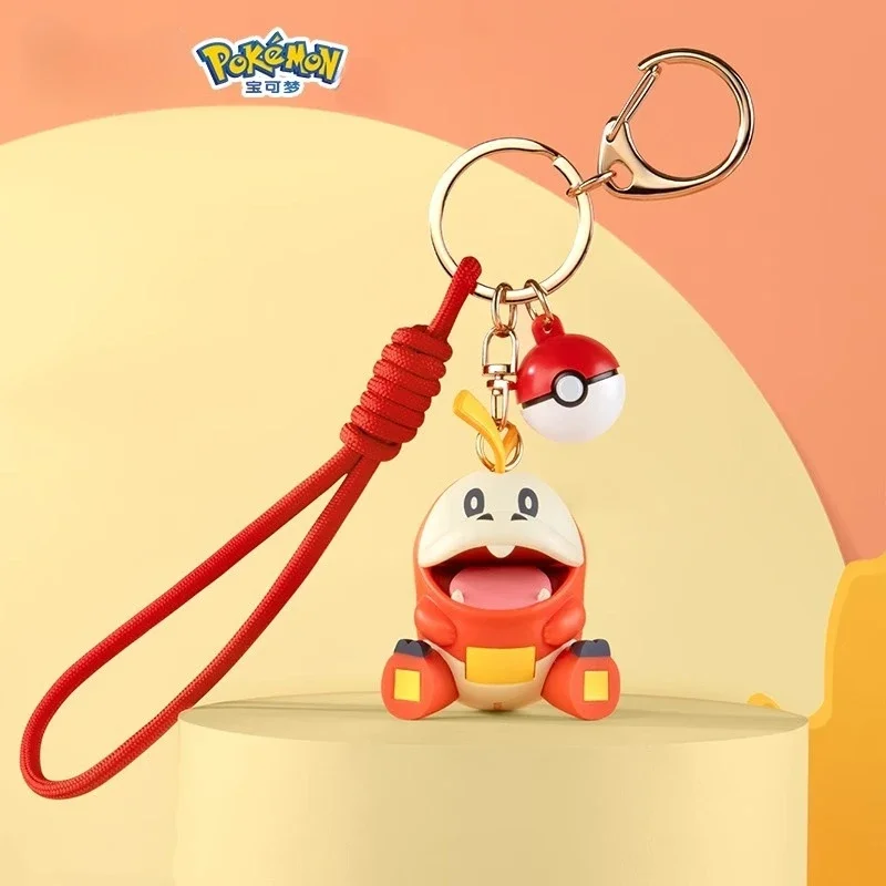 5.5cm Pokemon Scarlet Violet Kawaii Sprigatito Quaxly Fuecoco Pendant Toys Pokemon Figures Anime Bag Keyring Children Gifts