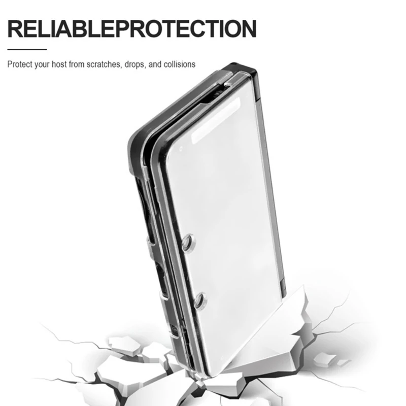 Casing PC Kristal R91A untuk Penutup Pelindung Anti Gores Cosnole Game 3DS XL Baru