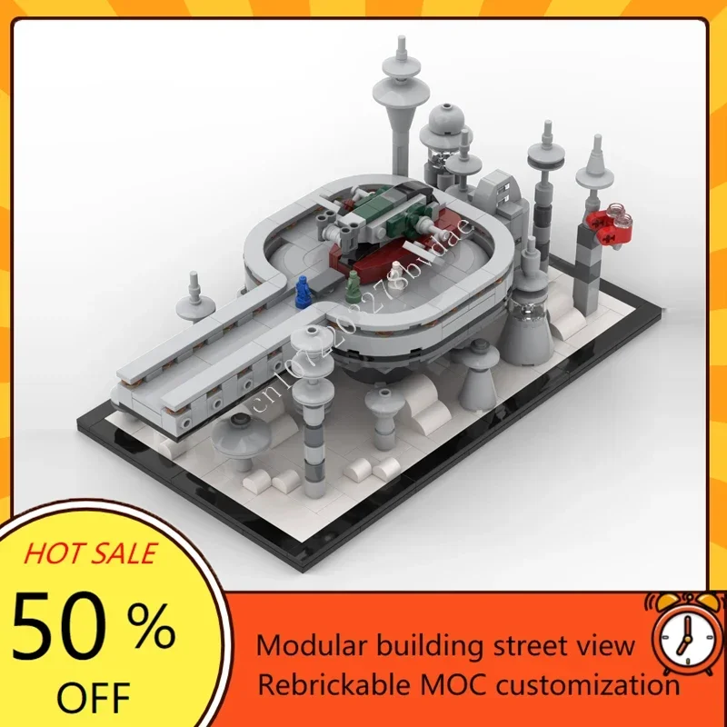 550PCS Betrayal on Cloud City Space War Military MOC SpaceShip Battle Model Custom Puzzle Architecture DIY Education Model Toy