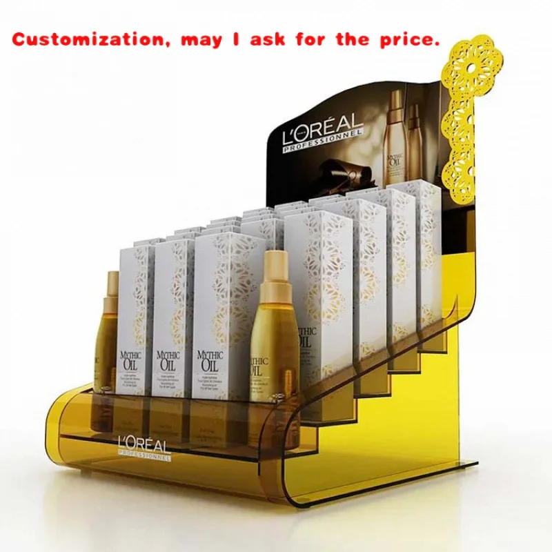 custom.High End Custom Design Makeup Cosmetic Perfume Display Stand Countertop Acrylic Skincare Display Rack