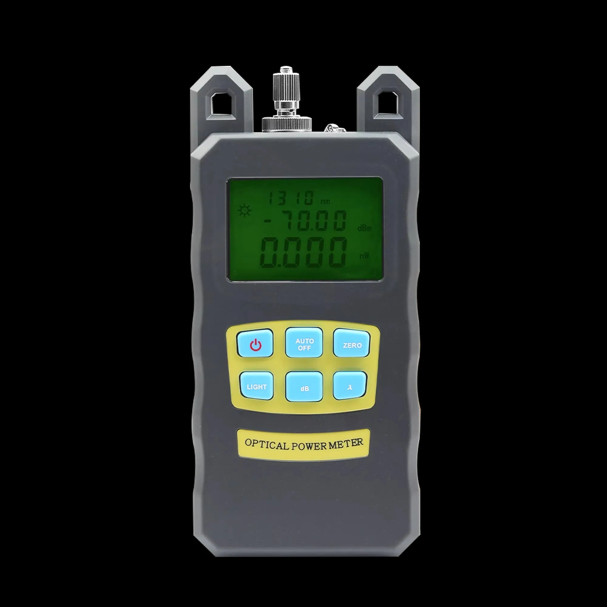 

Fiber Optic Power Meter Cold Connection High Precision Fault Tester Pigtail Jumper Optical Attenuation Detector FC/SC Head