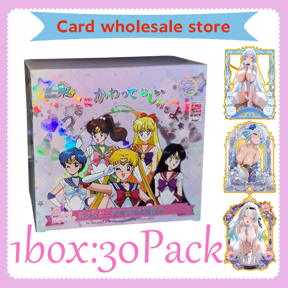 

Sailor Moon Card 31th Anniversary Eternal Crystal Series Tcg Anime Girl Party Swimsuit Bikini Feast Booster Box Doujin Toy Gift