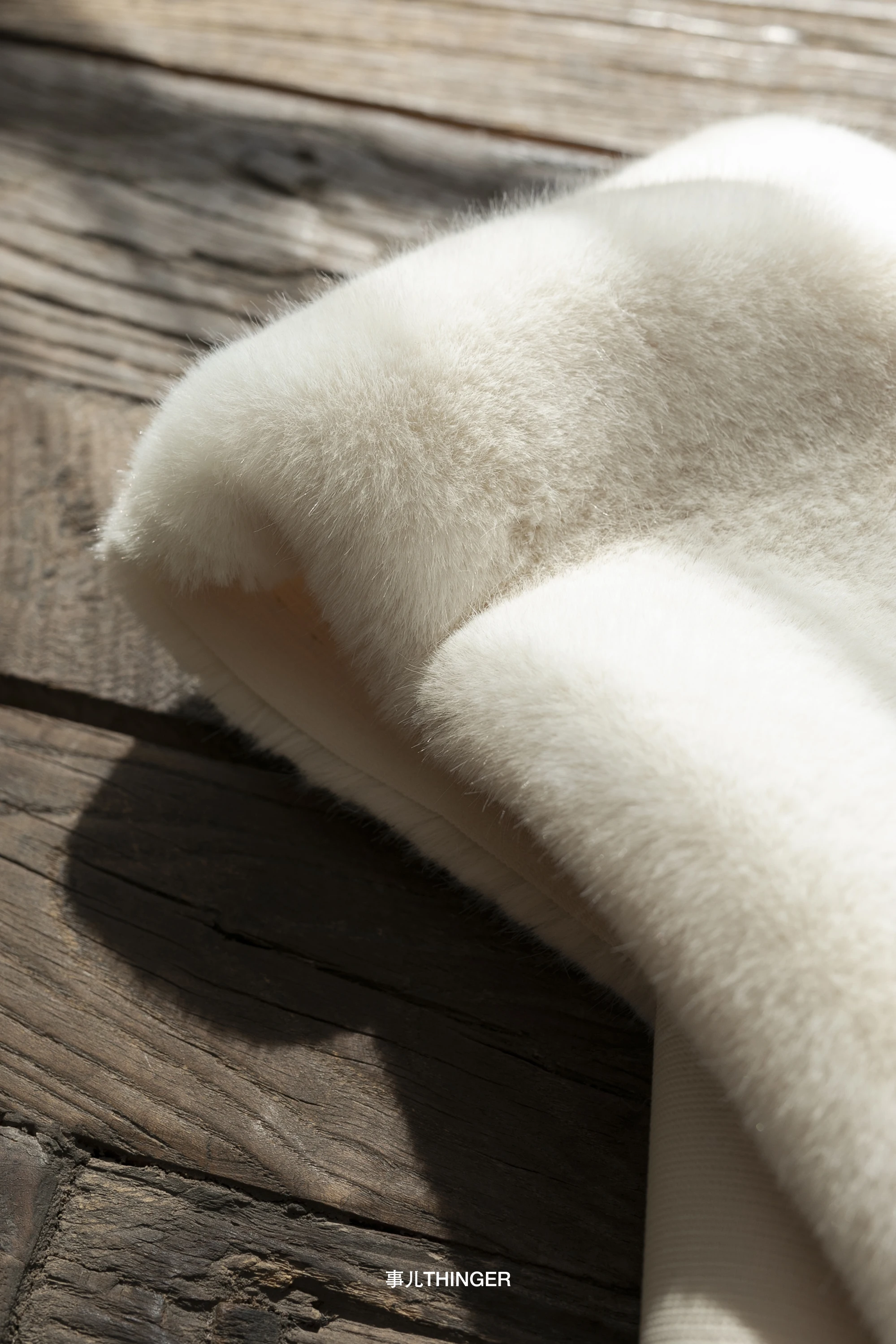 Plain Mink-Matte Plain High Imitation Fur Mink Fur Designer Fabric fabric material for clothes sewing
