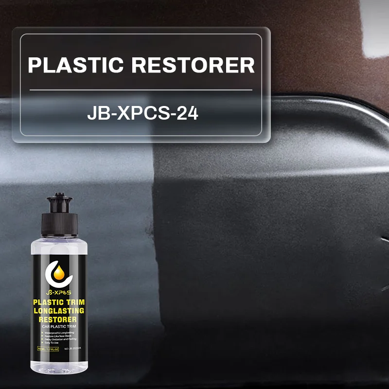 Plastic Restorer& Engine Bay Cleaner for Plastic Polish Gloss Black Shine and Engine Oil Dust Grease Remover JB XPCS 19&24