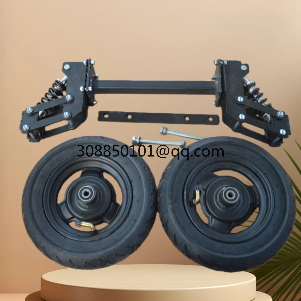 Novice electric scooter with auxiliary wheels, delivery cart, snow resistant, deep and shallow folding, electric scooter with