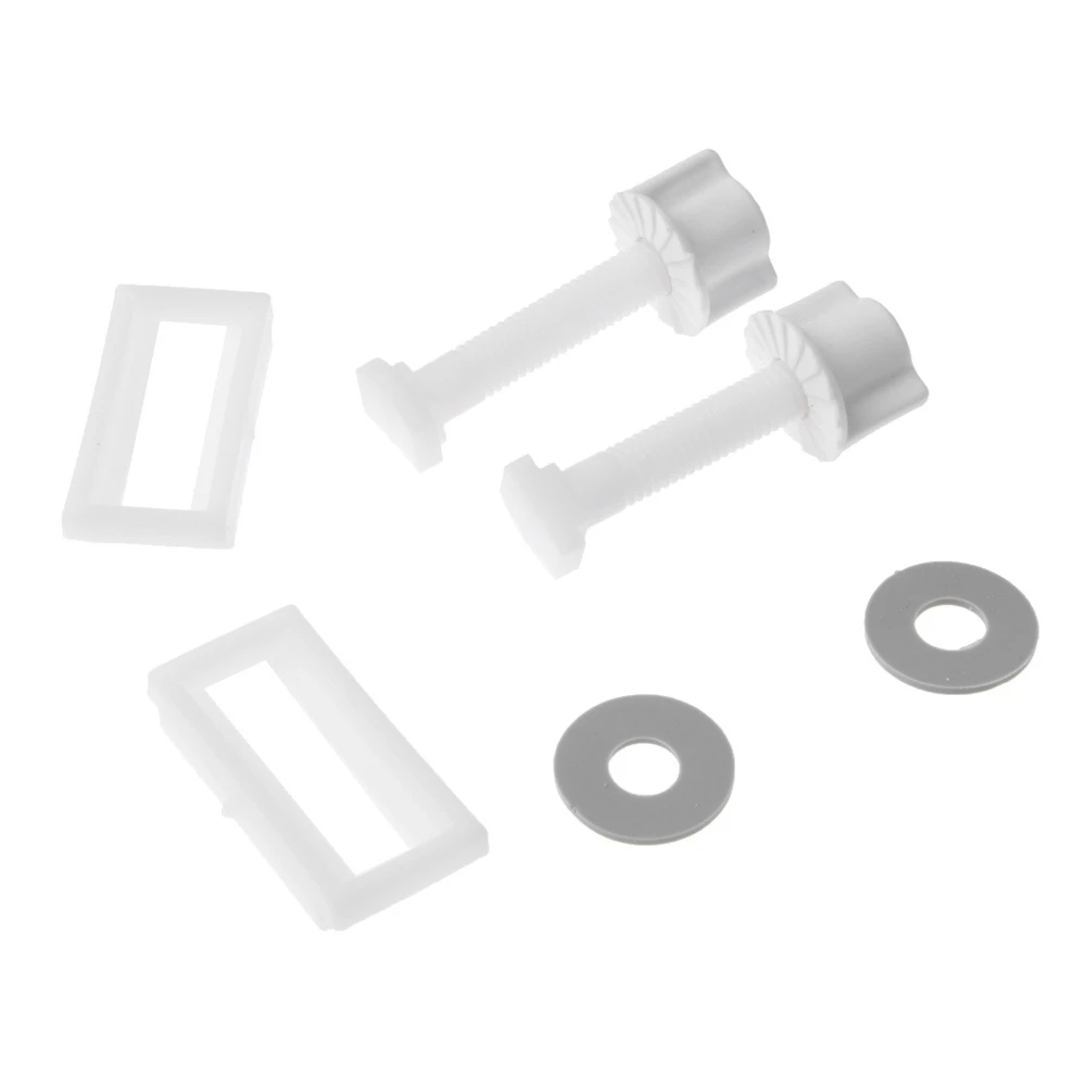 

Rubber Washers Repair Tools with Mounting Screws Fasteners Kits Seat Hinges Screws and Nuts Toilet Seats Fitting