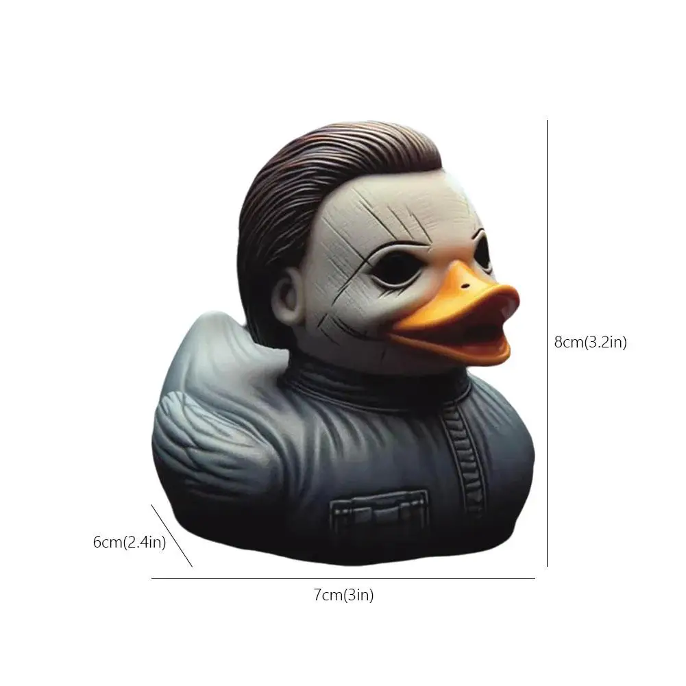 Halloween Classic Horror Movie Character Duck Ornaments 2024 New Creative Funny Satan Duck Ornaments Home Decoration Accessories