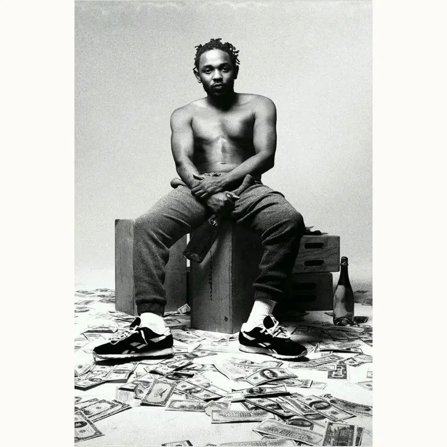 Hot Kendrick Lamar To Pimp a Butterfly Hip-Silk Art Poster Wall Sicker Decoration Gift