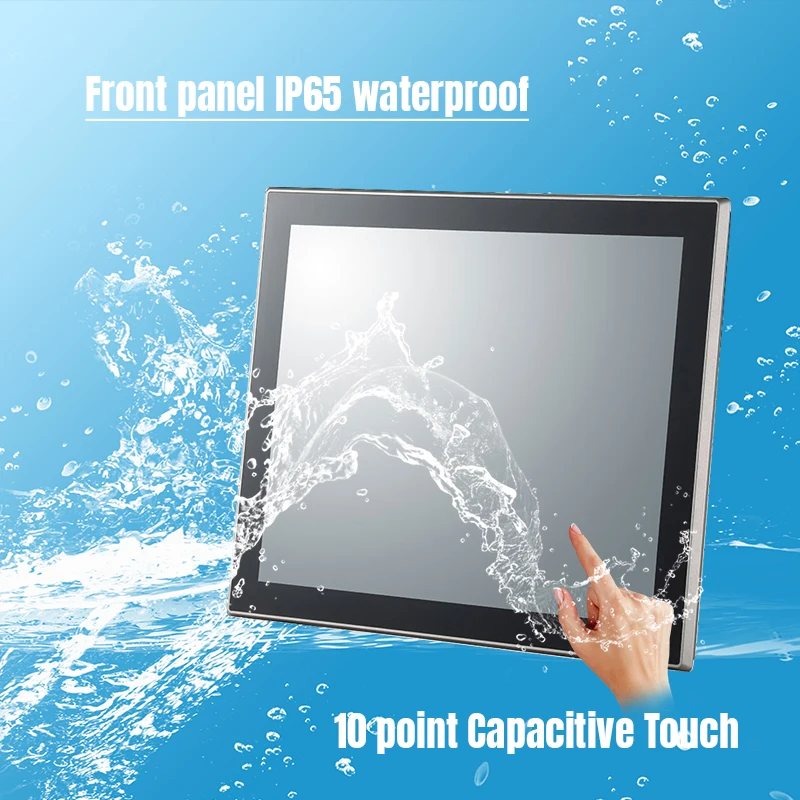 8'' To 21.5'' Linux Win Computer Ipc Core I7-1255U DDR5 Capacitive Touch Ip65 Waterproof Embedded Fanless Industrial Panel Pc