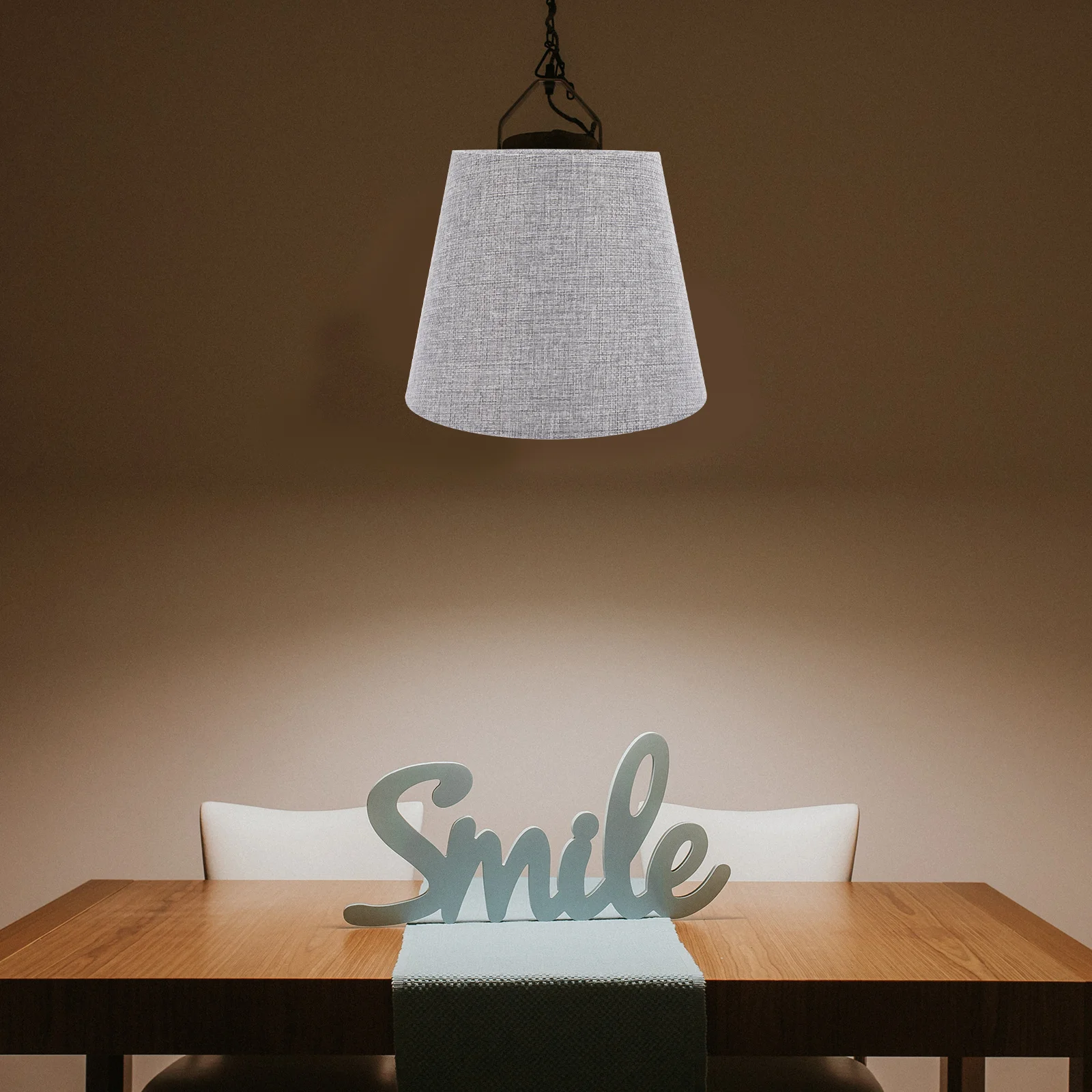 

Small Barrel Lamp Shade Vintage E14 Light Socket for Bedroom Living Room Desk Lamp Decorative Lampshade Table Light Cover Cloth