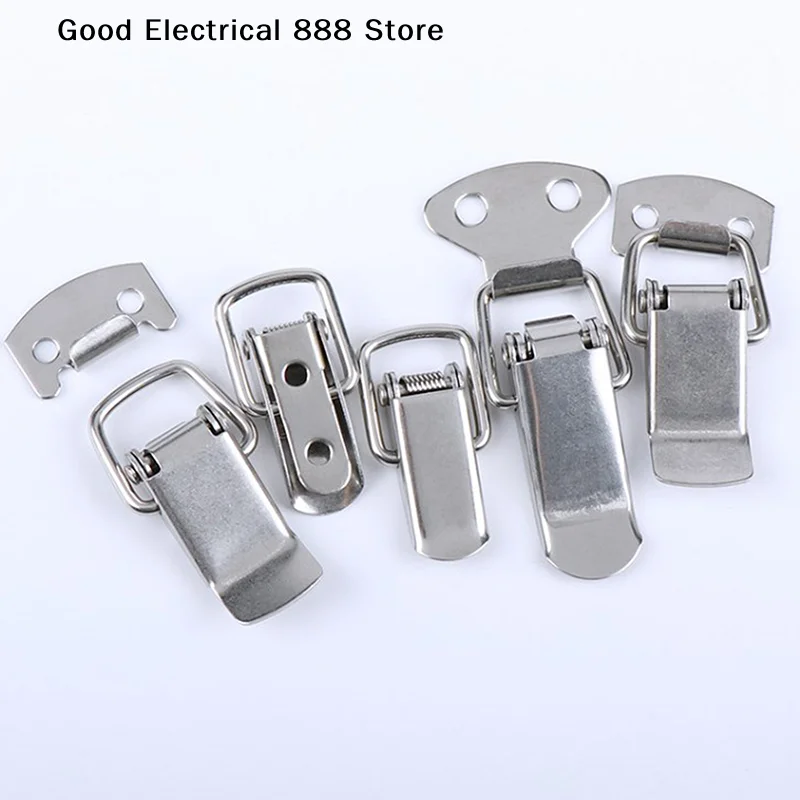 【G】2pcs Duck-mouth Buckle Vintage Mini Lock Chest Box Gift Suitcase Case Buckles Toggle Hasp Latch Catch Clamp