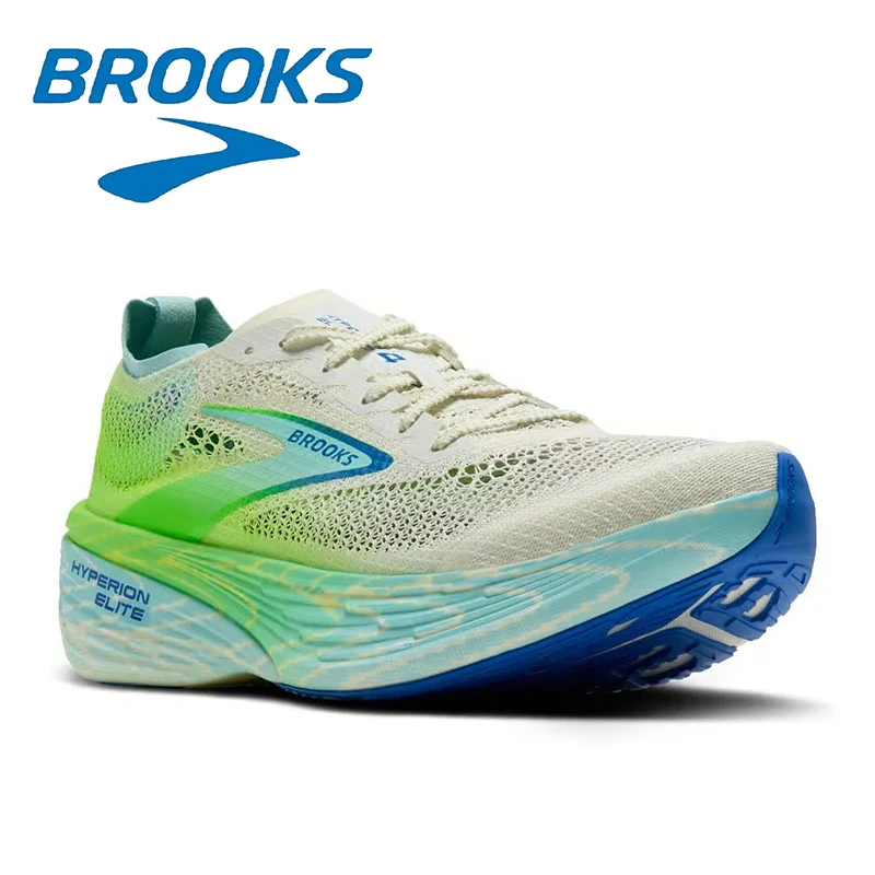 

Brooks Hyperion Elite 4 White Green Men's Outdoor Running Shoes Breathable Frame Structure Fashion Casual Sports Shoes