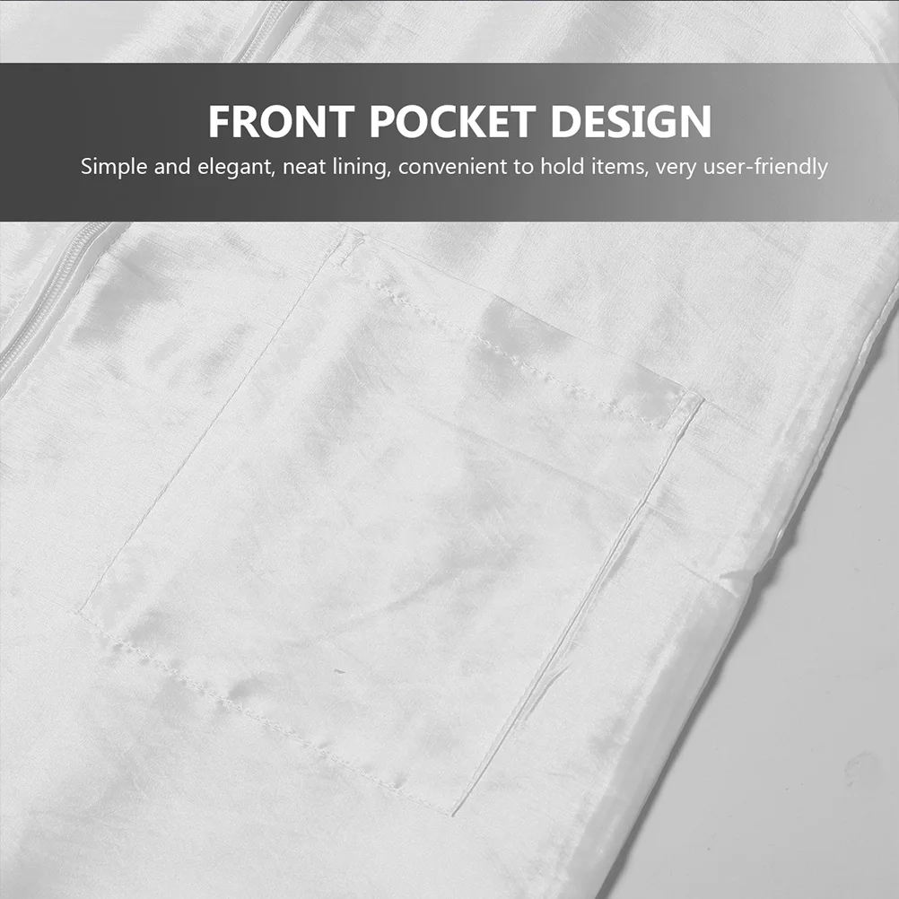 

Waterproof Breathable Hair Dyeing Apron White Xl For Beauty Salon Hairdresser Uniform Technician Overalls Machine Washable