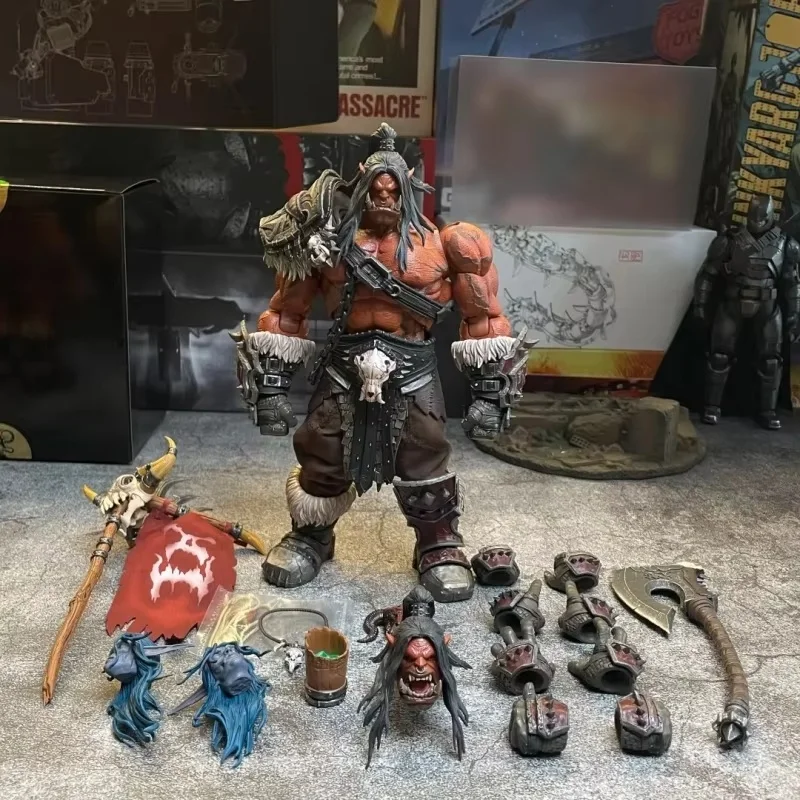 

Original In Stock Hero Toys Warcraft Thrall Orgrim Doomhammer Warchief 1/10 Action Figure Desktop Collectible Decoration Gift
