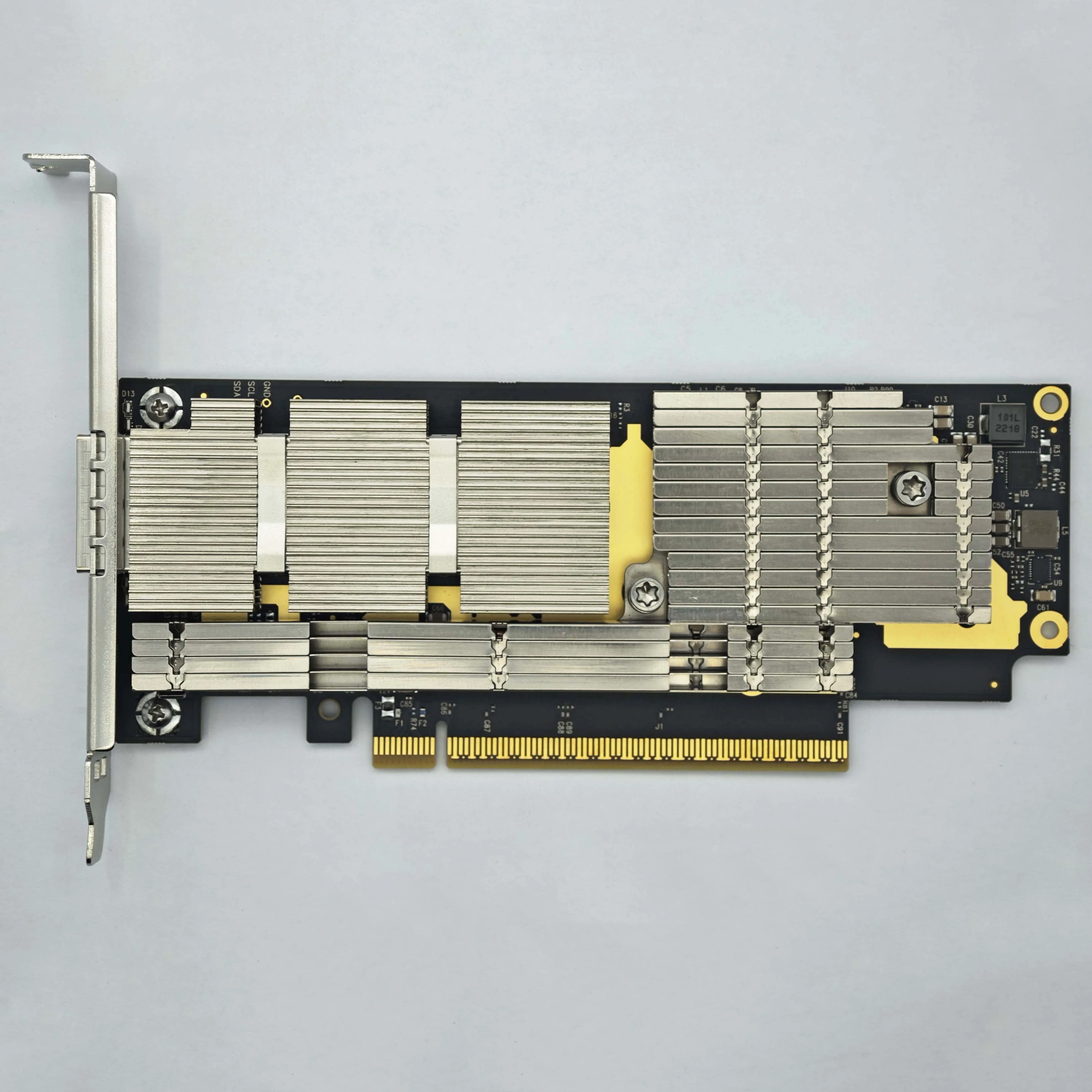 Mellanox MCX75310AAS-HEAT  MCX75310AAS-NEAT ConnectX-7 InfiniBand 200Gb/s OSFP PCIe x16 Network Card AI networking card