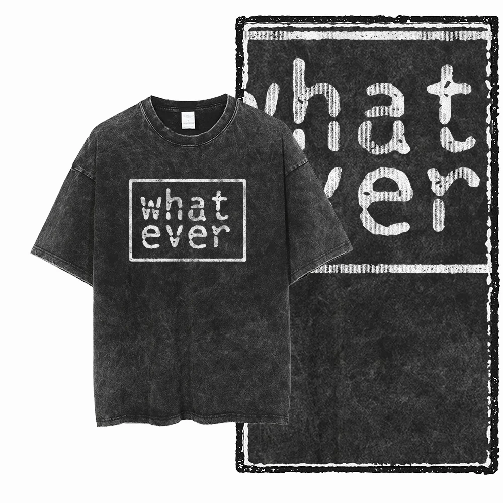 Slogan and Positive Quote Graphic Tees, Vintage Washed Black Oversized Streetwear Collection for Statement and Mindful Style