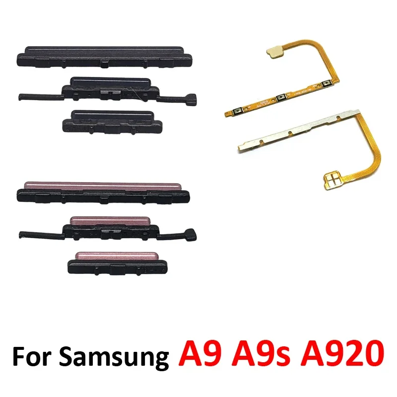 Pop For Samsung Galaxy A8 A8+ A9 A9s 2018 A920 A920F A530 A730 Phone New External Volume Power Button Side Key Flex Cable