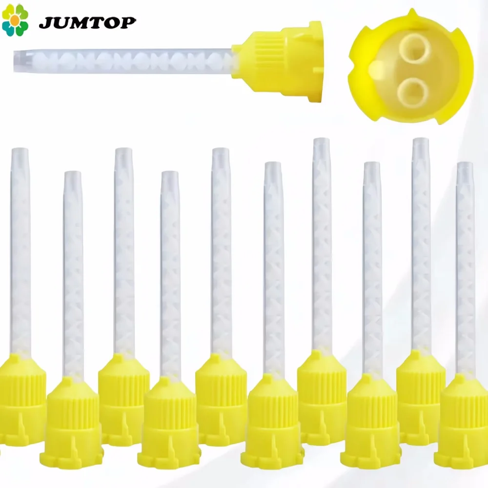 

50 шт. одноразовые насадки для смешивания зубов-11, силиконовые резиновые насадки для пистолета для стоматологических материалов