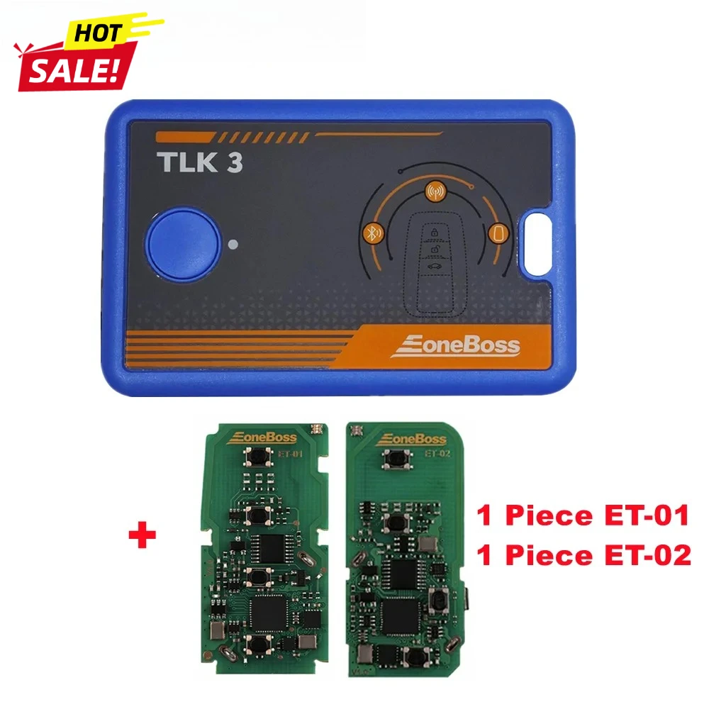 EONEBOSS TLK3 Key Generation Tool for Toyota Supports Data Reading Automatic Frequency/ Vehicle Brand/ Chip Type Detection