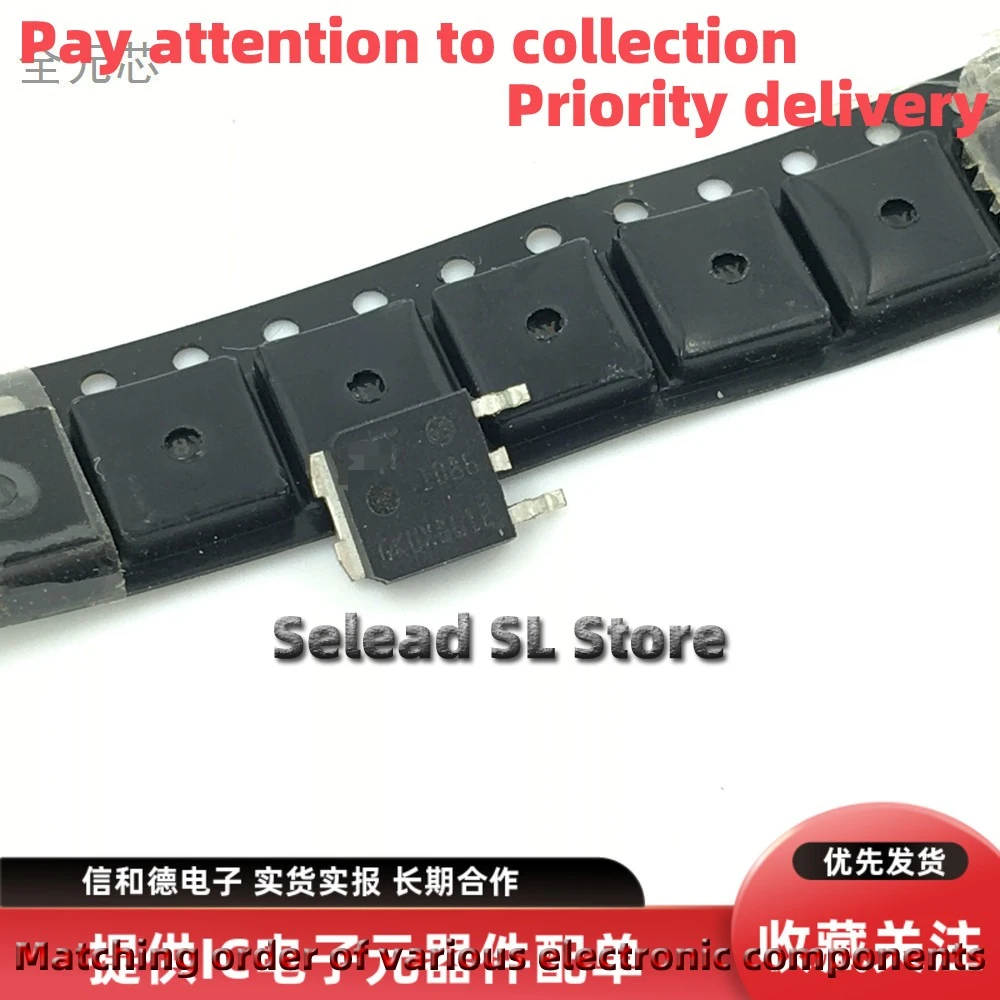 10 TEILE/LOS 1086 LD1086DTTR Low dropout linear regler oberfläche-montage-transistor TO-252