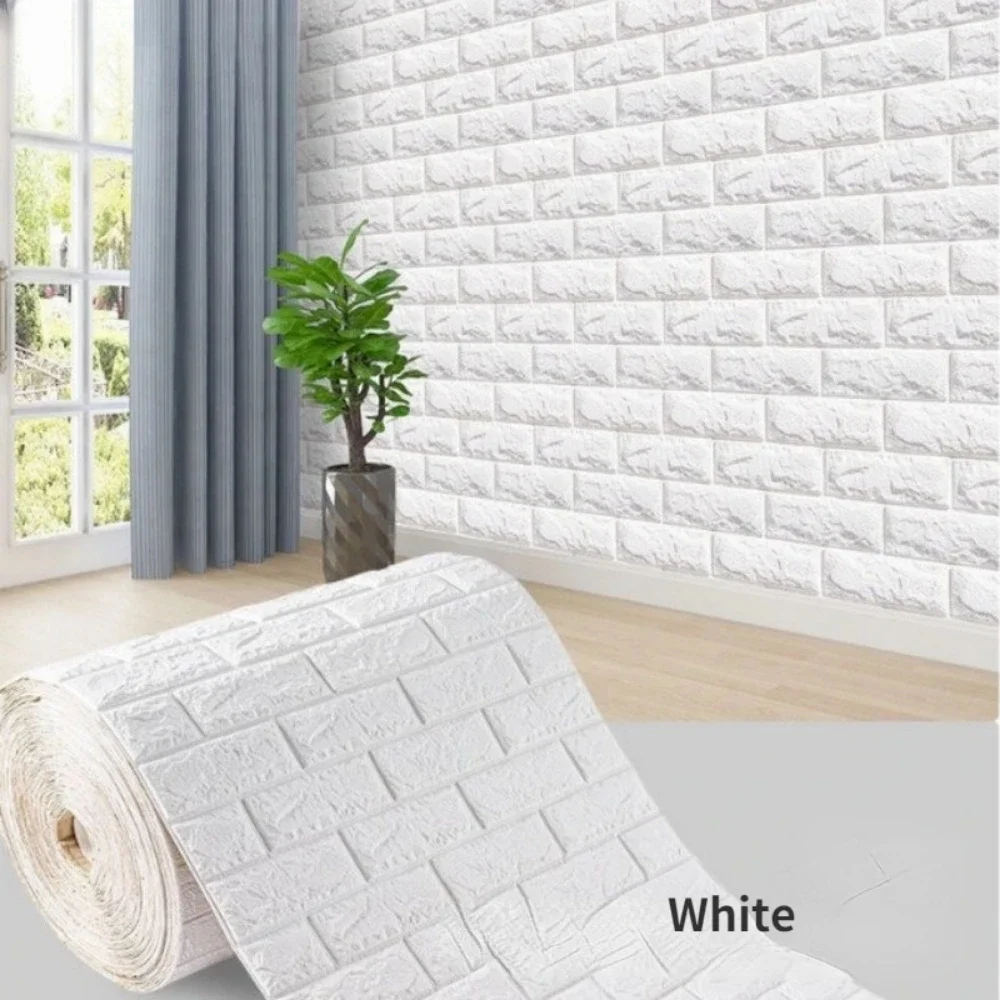 

10M 3D Self-adhesive Wallpaper Stickers 3M Brick Wall Home Decor for Walls DIY Bedroom Papel De Parede.