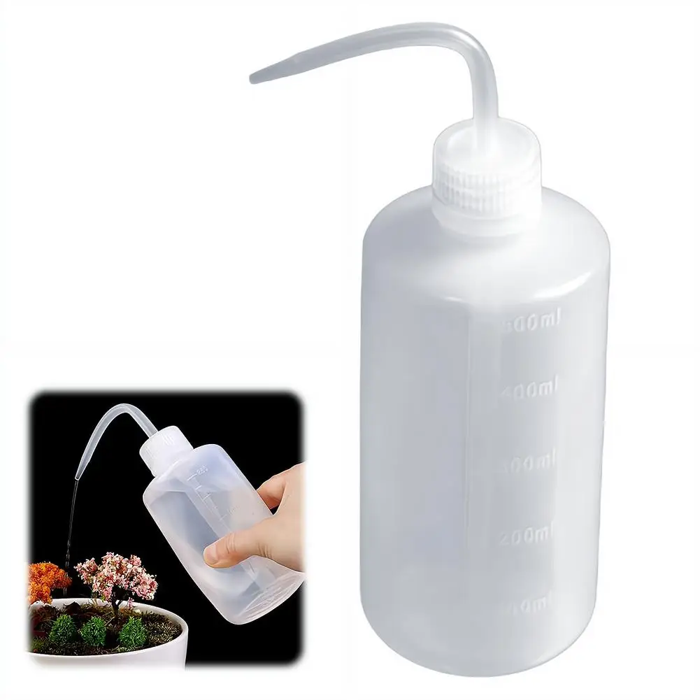 Leak-Proof Curved Nozzle Squeeze Bottle - Precise Watering Can for Succulents, Lash Cleaning & Tattoo Rinse