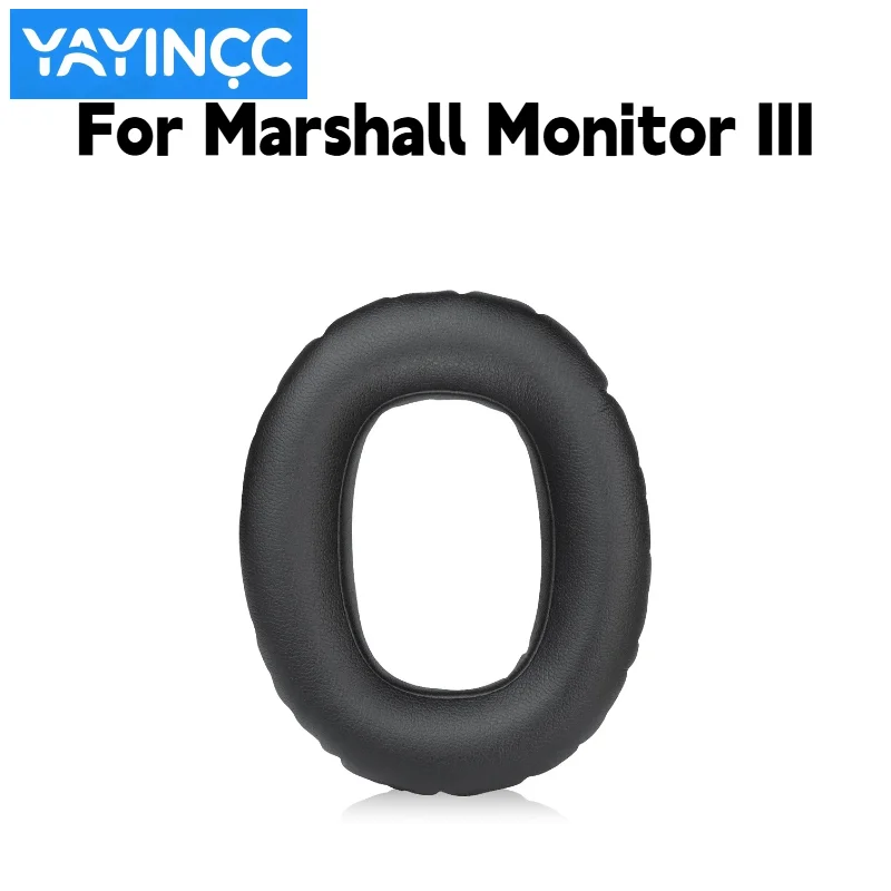 YAYINCC Ersatz-Ohrpolster aus Protein-Skin-Memory-Schaum mit Schnalle für Marshall Monitor IIl Kopfhörer, Ersatzteile für Ohrmuscheln – Detail 6