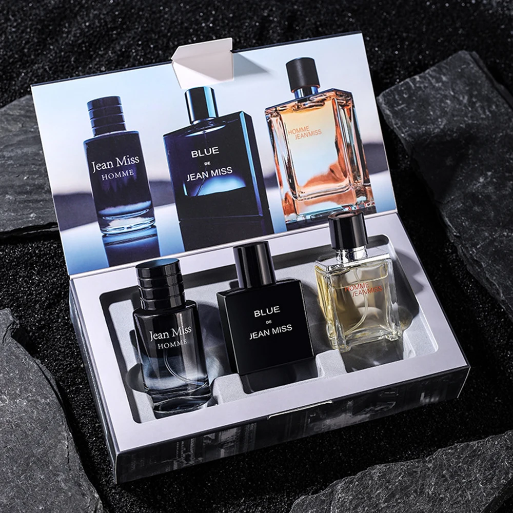 Set de regalo de perfume Wild Man, fascinación de hombre, atrae las mujeres, fragancia duradera, perfume de feromonas ligeras, 90 ml, juego de 3 piezas