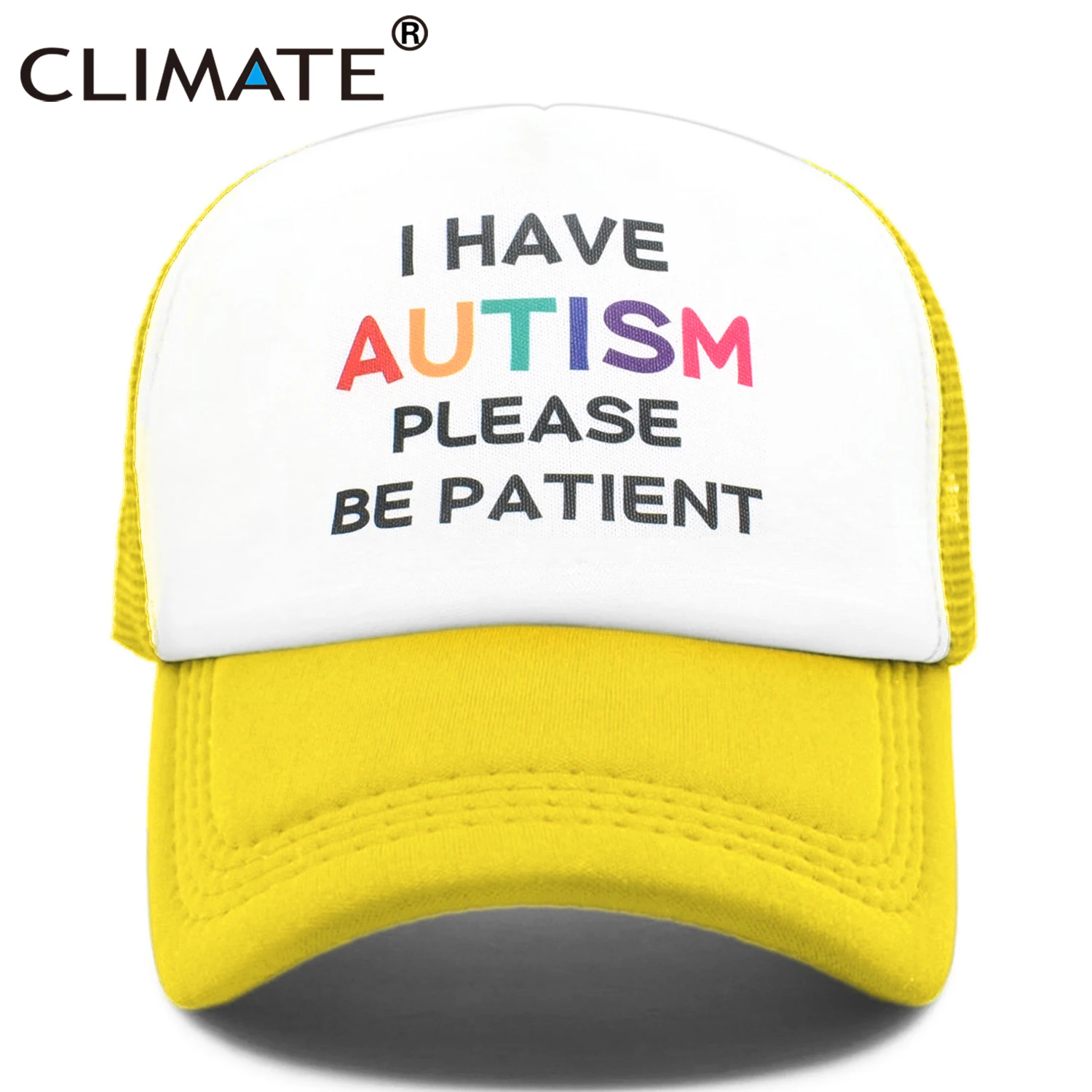 Autism Cap Please Be Patient I Have Autism Trucker Cap Autistic The Good Doctor Shaun Murphy Child Pattern Mesh Cap Caps