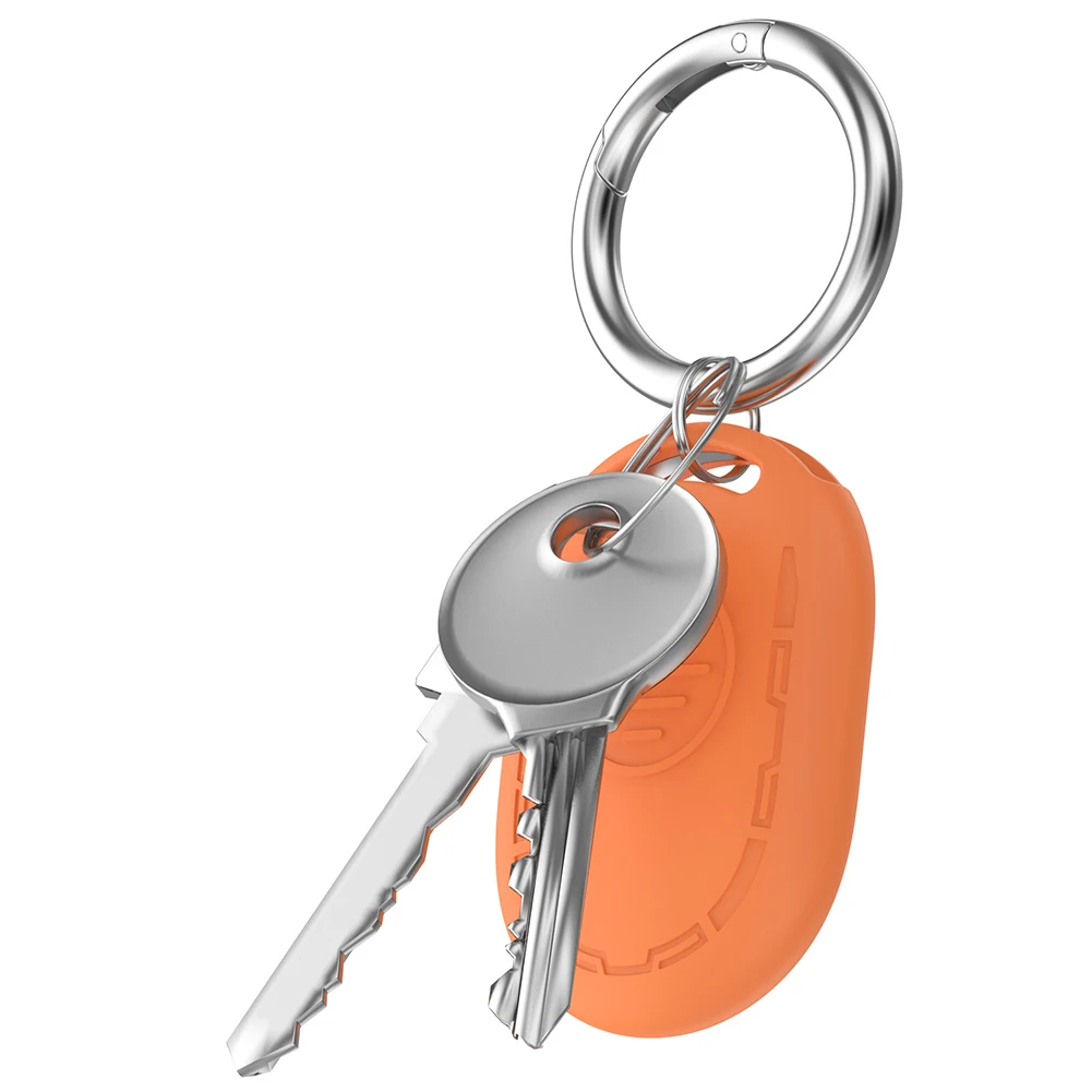

Силиконовый защитный чехол для Xiaomi Tag BLE UWB с брелоком, легкий ударопрочный чехол, черный, легкий дизайн